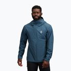 Pánska nepremokavá bunda Black Diamond Strataline Stretch Shell midnight blue