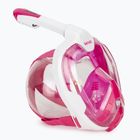 Celotvárová maska na šnorchlovanie SEAC Magica white/pink