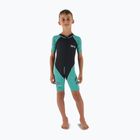 Detský plavecký neoprén SEAC Dolphin Shorty 1,5 mm black/tiffany