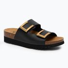 Dámske šľapky Scholl Monterey 2 Straps Ad Med black