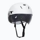 Cyklistická prilba MET Codatronica white/silver matte glossy