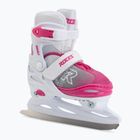 Detské korčule Roces Jokey Ice X white/pink