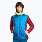 Pánska páperová bunda La Sportiva Mythic Primaloft electric blue/sangria