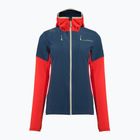 Dámska trekingová mikina La Sportiva Session Tech Hoody storm blue/cherry tomato