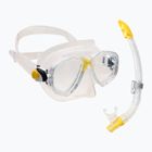 Potápačská súprava Cressi Marea + maska Gamma + šnorchel žltá/bezfarebná DM1000051