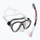 Potápačská súprava Cressi Big Eyes Evolution + Alpha Ultra Dry black/pink