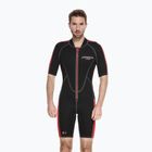 Pánsky neoprénový oblek Cressi Lido Shorty 2 mm black/red