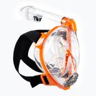 Detská celotvárová maska Cressi Baron na šnorchlovanie oranžová XDT0360085