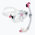 Potápačská súprava Cressi Marea + Seal Dry Jr clear/pink
