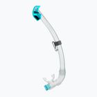 Detský šnorchel Cressi Seal Dry clear/aquamarine