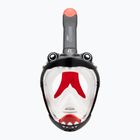 Detská celotvárová maska na šnorchlovanie Cressi Kiddy Full Face Jr black/clear/red