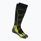 Lyžiarske ponožky Mico Medium Weight Superthermo Natural Marino Ski black/fluorescent yellow