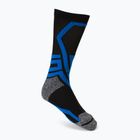 Stredne ťažké lyžiarske ponožky Mico X-Performance X-C Black/Blue CA146