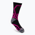 Mico stredne ťažké lyžiarske ponožky X-Performance X-C black/pink CA146