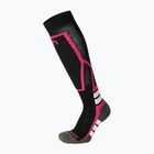 Detské lyžiarske ponožky Mico Medium Weight Warm Control Ski nero/fucsia