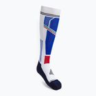Lyžiarske ponožky Mico Medium Weight M1 white and blue CA12