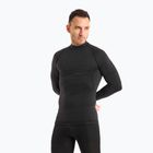 Pánska termoakčná mikina Mico Odor Zero Mock Neck nero