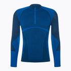 Pánska termoakčná mikina Mico Warm Control Zip Neck piombo
