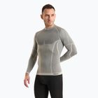 Pánska termoakčná mikina Mico Odor Zero Round Neck grigio
