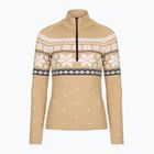 Dámska termo mikina Newland Isalind Half Zip biscuit/white
