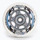 Kolieska kolieskových korčúľ s ložiskami FILA Wheels+A5+Alus 6mm white