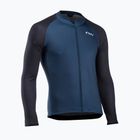 Pánsky cyklistický dres Northwave Blade 4 LS tmavo modrý / čierny
