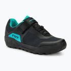 Dámska cyklistická obuv MTB Northwave Escape Evo 2 black/turquoise
