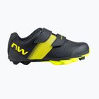 Detské cyklistické topánky MTB Northwave Hammer Junior black/yellow fluo