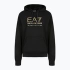 Pánska mikina EA7 Emporio Armani Train Visibility Hoodie black / gold