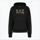 Pánska mikina EA7 Emporio Armani Train Visibility Hoodie black/gold