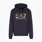Pánska mikina EA7 Emporio Armani Train Logo Series Big Logo Hoodie armani blue