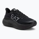 Topánky EA7 Emporio Armani Wave Cracking full black / silver