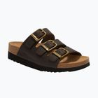 Dámske šľapky Scholl Rio Wedge Ad Med dark brown