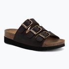 Dámske šľapky Scholl Rio Wedge Ad Med dark brown