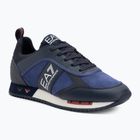 Topánky EA7 Emporio Armani Black & White Suede sky captain / deep cobal / mineral
