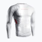 Pánsky rashguard longsleeve Hayabusa Apex Rash Guard white/coral