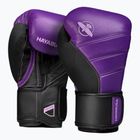 Hayabusa T3 fialovo-čierne boxerské rukavice