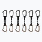Súprava lezeckých expresov Grivel ALL-Round Alpha 6 pack 11 cm čierna/žltá