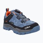 Detské turistické topánky CMP Kiruna Low FitGo Waterproof bluestone/arancio