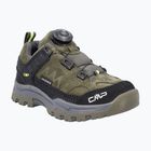 Detské turistické topánky CMP Kiruna Low FitGo Waterproof olive