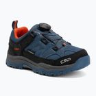 Detské turistické topánky CMP Kiruna Low FitGo Waterproof bluestone/arancio