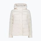 Dámska zateplená bunda CMP 35K3666 Fix Hood chalk white/blue ink