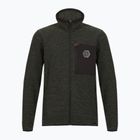 Pánska fleecová mikina CMP 35H3907 Melange Knitted forest melange/black/red