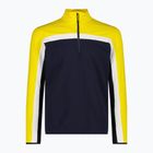 Pánska mikina CMP 35L0507 Sweat čierna/modrá/zimné slnko