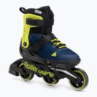 Detské kolieskové korčule Rollerblade Microblade 3WD Jr blue royal/lime