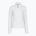 Dámska lyžiarska mikina EA7 Emporio Armani Pure Powerstretch T-Top Half Zip white