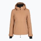 Dámska lyžiarska bunda EA7 Emporio Armani Pure Softshell mocha mousse