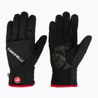 Pánske cyklistické rukavice Castelli Entrata Thermal black