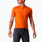 Pánsky cyklistický dres Castelli Unlimited Allroad orange rust