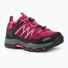 Detská trekkingová obuv CMP Rigel Low Wp berry / pink fluo